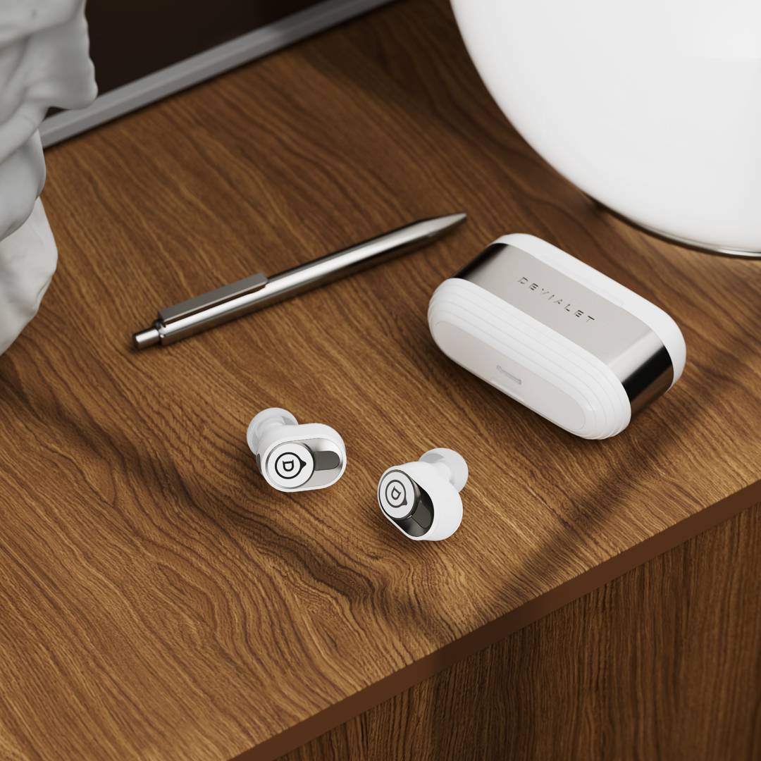DEVIALET GEMINI II② Devialet Gemini II White - Luxury Wireless Earbuds